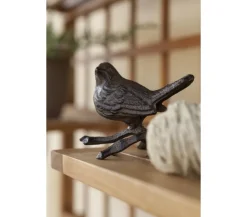 Dehner Gusseisen-Vogel, ca. H10 cm
