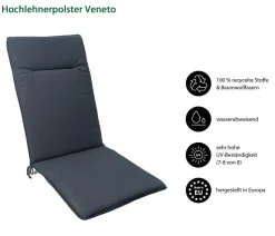 Dehner Hochlehnerauflage Veneto, ca. B48/H4/T120 cm