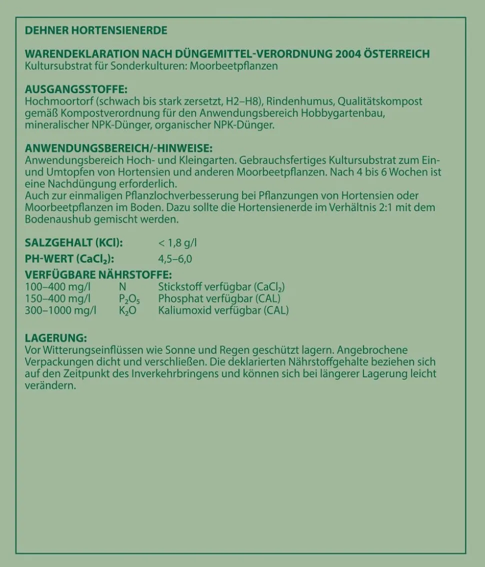 Dehner Hortensienerde, 20 l