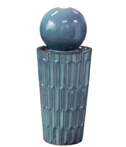 Dehner Keramik-Gartenbrunnen Altona, solarfähig, ca. H72,5 cm
