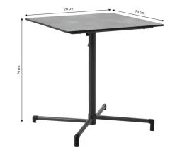 Dehner Klapptisch Capri, eckig