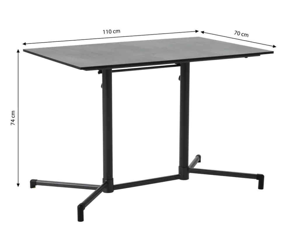 Dehner Klapptisch Capri, eckig