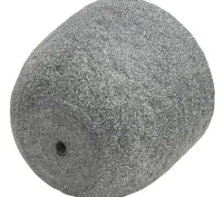 Dehner Kunststein-Topf Rock, rund, grau
