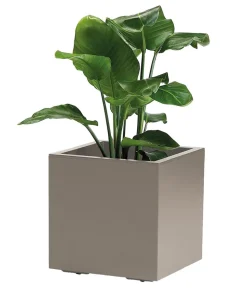 Dehner Kunststoff-Topf Kebe, quadratisch, ca. B40/H40/T40 cm