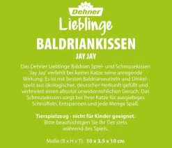 Dehner Lieblinge Baldriankissen Jay Jay