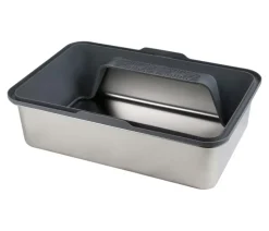 Dehner Lieblinge Edelstahl-Katzentoilette Nova, ca. B60,8/H29,3/T40,8 cm