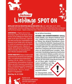 Dehner Lieblinge Floh- und Zeckenschutz Spot On für Kitten, 4 x 0,6 ml