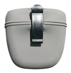 Dehner Lieblinge Futtertasche Silikon, grau, ca. B12,5/H10,5/T5,5 cm