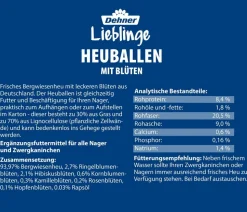 Dehner Lieblinge Heuballen im Karton, 2 x 400 g