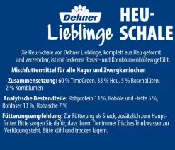 Dehner Lieblinge Heu-Schale mit Rosenblüte & Kornblume, 115 g