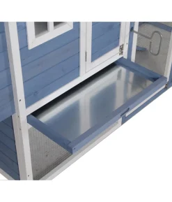 Dehner Lieblinge Hühnerstall Cottage, hellblau, ca. B221/H117,5/T73 cm