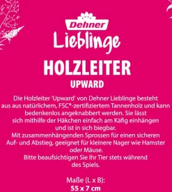 Dehner Lieblinge Holzleiter Upward, ca. L55/B7 cm