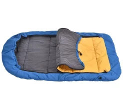 Dehner Lieblinge Hundeschlafsack Aldus, rechteckig, blau, ca. B95/T65 cm