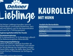 Dehner Lieblinge Hundesnack Kaurollen