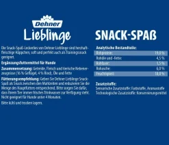 Dehner Lieblinge Hundesnack Snack-Spaß Trainer Hearts, 500 g