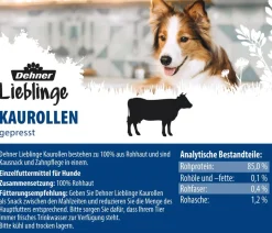 Dehner Lieblinge Hundesnack Kaurollen, gepresst, 100 g