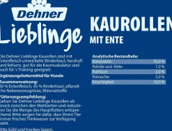 Dehner Lieblinge Hundesnack Kaurollen, 200 g