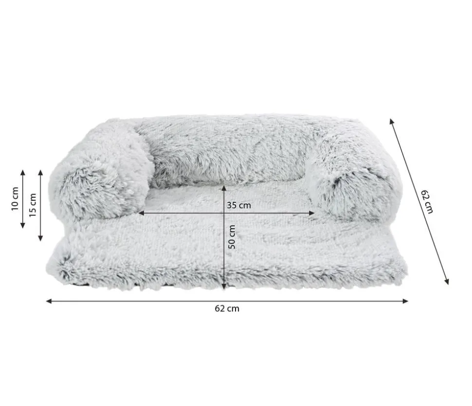 Dehner Lieblinge Hundesofa Taro, quadratisch, weiß