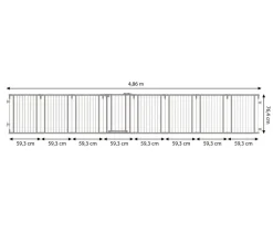 Dehner Lieblinge Hundezaun Bradley, ca. B71-486/H76,4 cm