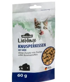 Dehner Lieblinge Katzensnack Knusperkissen, 60 g