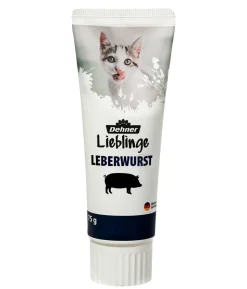 Dehner Lieblinge Katzensnack Leberwurst, 75 g
