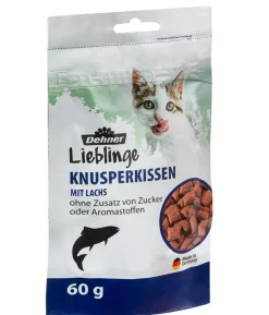 Dehner Lieblinge Katzensnack Knusperkissen, 60 g
