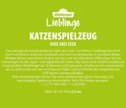 Dehner Lieblinge Katzenspielzeug Hide and Seek, ca. Ø17/H5,5 cm