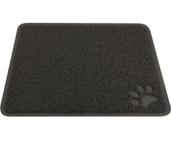 Dehner Lieblinge Katzentoilettenvorleger Alonso, grau, ca. B45/H37 cm