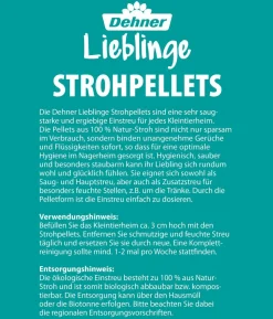 Dehner Lieblinge Kleintierstreu Strohpellets für Nager & Kleintiere