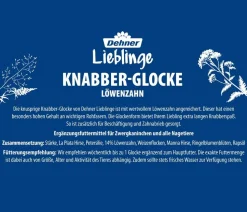 Dehner Lieblinge Knabber-Glocke Löwenzahn, 120 g