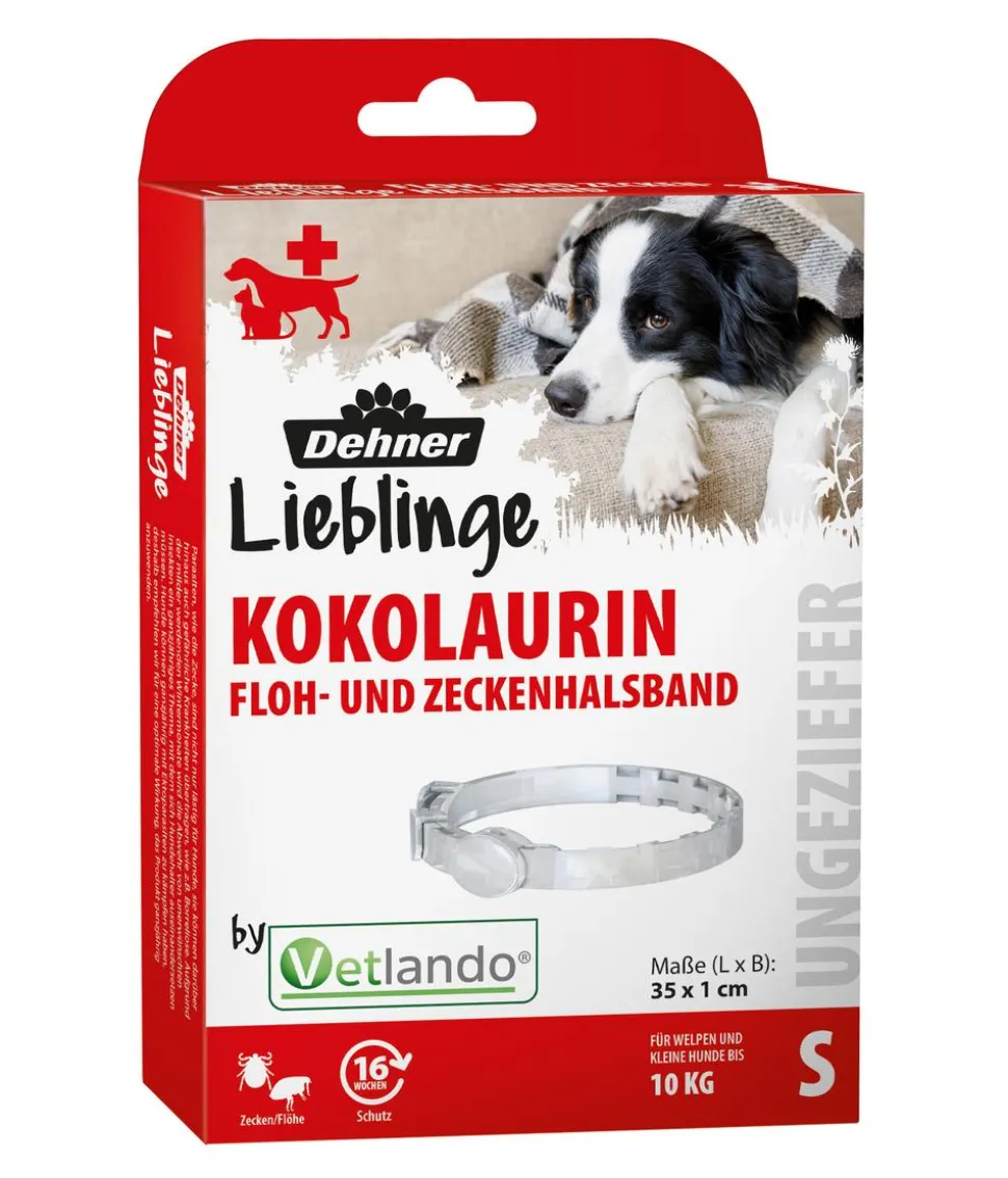 Dehner Lieblinge Kokolaurin Floh- und Zeckenhalsband S Hund