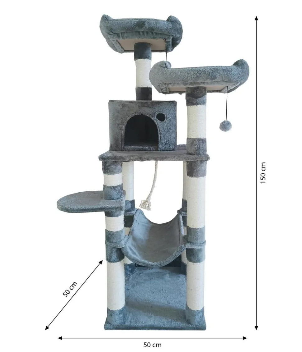 Dehner Lieblinge Kratzbaum Akiro, ca. B50/H150/T50 cm