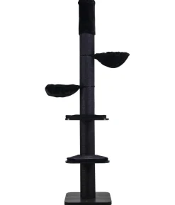 Dehner Lieblinge Kratzbaum Isis, schwarz, ca. B60/H240-260/T60 cm