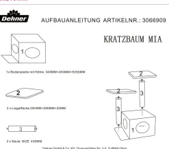 Dehner Lieblinge Kratzbaum Mia