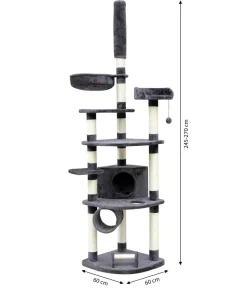 Dehner Lieblinge Kratzbaum Tabby, ca. B60/H245-270/T60 cm