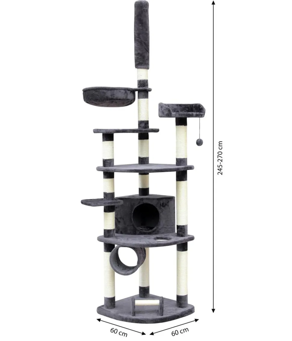 Dehner Lieblinge Kratzbaum Tabby, ca. B60/H245-270/T60 cm