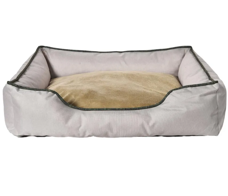 Dehner Lieblinge Kuschelbett Beanie, rechteckig, beige