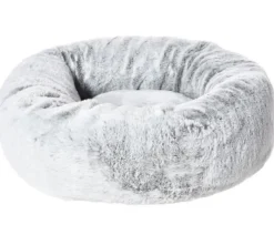 Dehner Lieblinge Kuschelbett Nevada, oval, grau