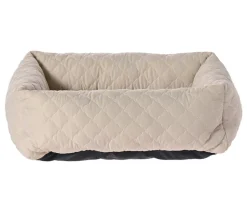 Dehner Lieblinge Kuschelbett Kenzie, rechteckig, beige
