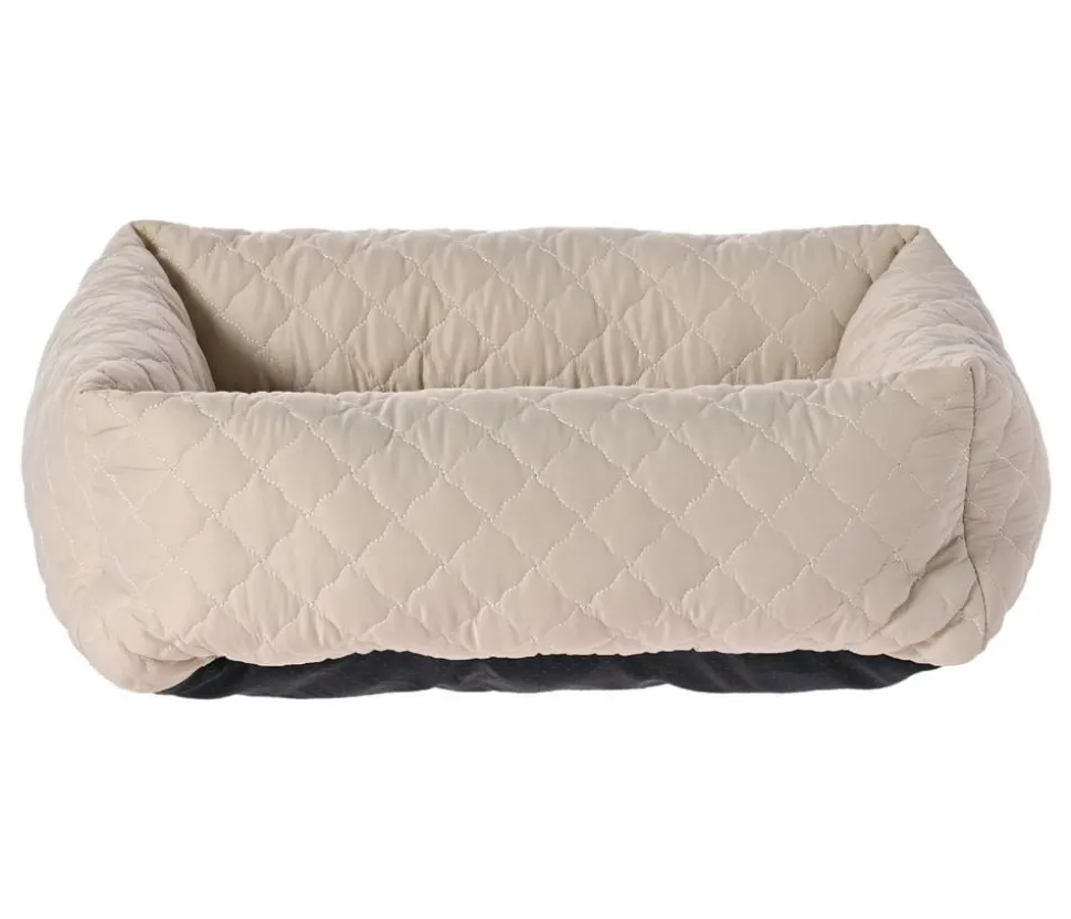 Dehner Lieblinge Kuschelbett Kenzie, rechteckig, beige