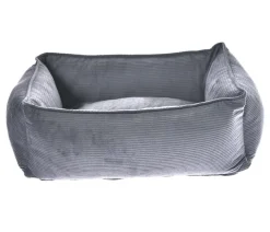Dehner Lieblinge Kuschelbett Woof, rechteckig, grau