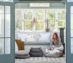 Dehner Lieblinge Kuschelbett Kenzie, rechteckig, beige