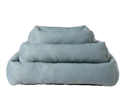 Dehner Lieblinge Kuschelbett Kito, rechteckig, grau
