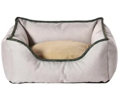 Dehner Lieblinge Kuschelbett Beanie, rechteckig, beige