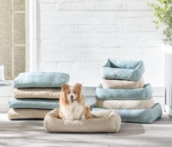 Dehner Lieblinge Kuschelbett Kito, rechteckig, grau