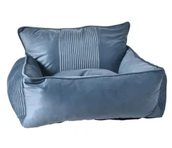 Dehner Lieblinge Kuschelbett Rokoko, rechteckig, petrol