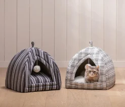 Dehner Lieblinge Kuschelhöhle Hilma, quadratisch, ca. B40/H38,5/T40 cm