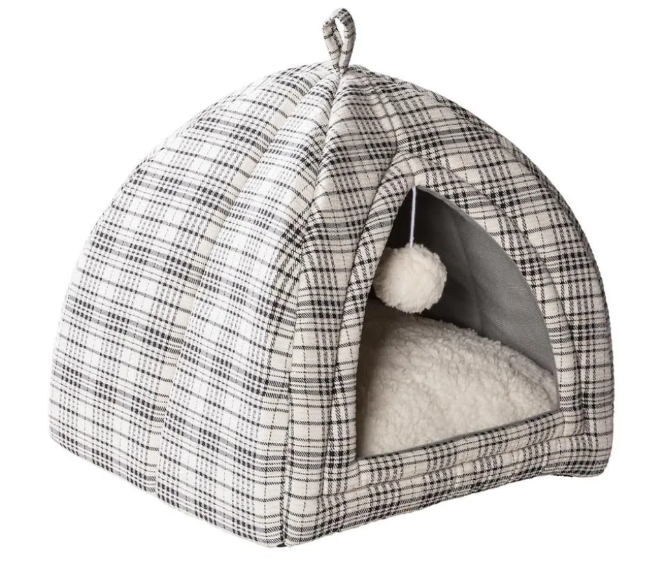 Dehner Lieblinge Kuschelhöhle Hilma, quadratisch, ca. B40/H38,5/T40 cm