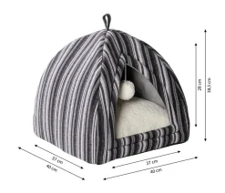 Dehner Lieblinge Kuschelhöhle Alva, quadratisch, ca. B40/H38,5/T40 cm