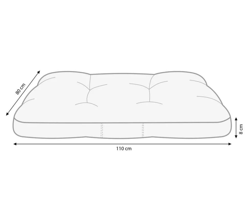 Dehner Lieblinge Kuschelkissen Sleek, rund